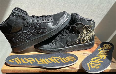 nike sb faust black gold